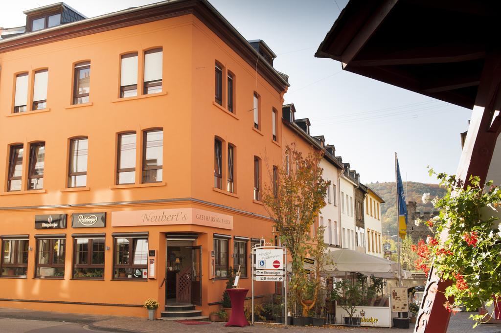 ホテル Neubert'S Gasthaus Am Rhein ラーンシュタイン エクステリア 写真